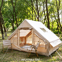 Tente gonflable de camping extérieure, grande, imperméable, pour plusieurs personnes, personnalisable