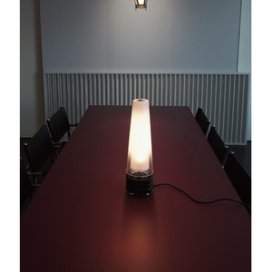 Table Lamp Double Layered Gradient Glass Shade H46cm LED <b>Light</b> Source E27 Switch Control For Living Room Bedroom - Product Image 3