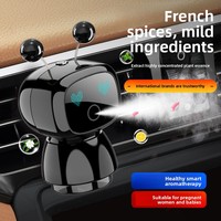 Diffuseur d'arômes intelligent pour voiture, désodorisant haut de gamme pour grille d'aération, ornement parfumé en plastique