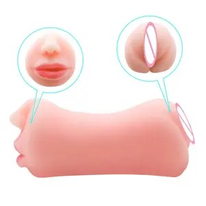 צעצוע מין אוראלי פה גרון עמוק אונן זכר לגבר נרתיק מלאכותי כיס אמיתי פוסי צעצועי מין למבוגרים צעצועי מין
