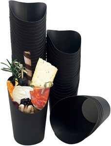 Boîte d'emballage pour frites en gros, cône en papier pour gaufres pour la pâtisserie de fête, plateau en papier pour les plats à emporter - Product Image 2