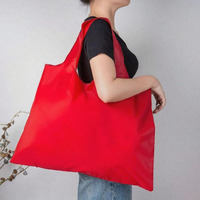 Bolsa de Nylon Reutilizable Resistente, Ecológica, Portátil, con Logotipo Personalizado, Gruesa, para Uso en Centros Comerciales