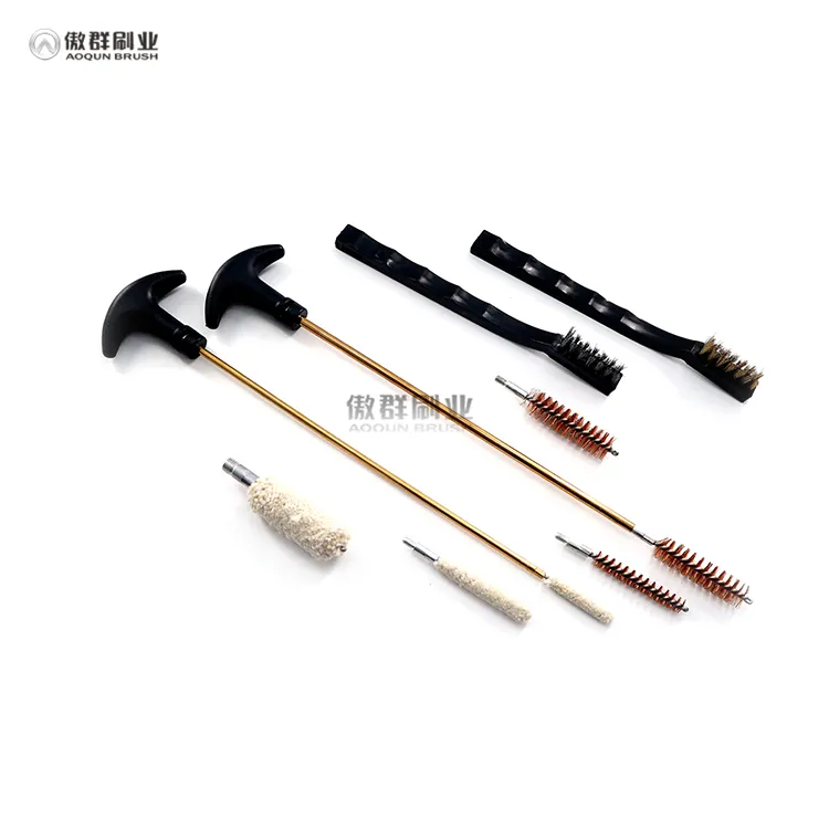 .22.27.30.357.38 9mm.40.45 Caliber Universal Gun Cleaning Kit Phosphor Bronze Brush For Gun Clean Air Brush