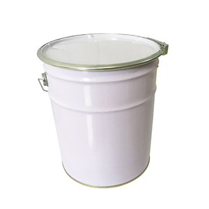 Vente en gros <span class=keywords><strong>20L</strong></span> Grande boîte de conserve en métal Cylindre Logo personnalisé Seau de peinture Tambour pour le stockage de l'huile de voiture Prix bon marché du fabricant chinois - Product Image 4