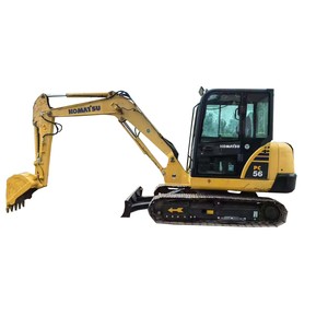Komatsu มือสอง PC56 55 45 35 30เครื่องขุดขนาดเล็กมีใบมีดเครื่องขุดมือสองขนาดเล็ก6T 5T 4T 3T - Product Image 1