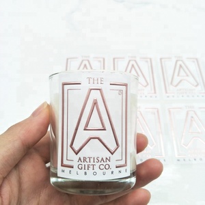 Di alta Qualità Forte Adesivo Decorativo Vaso di <span class=keywords><strong>Etichette</strong></span>, <span class=keywords><strong>Etichette</strong></span> di Stampa Decorazione Candela Vaso di Private Label - Product Image 5