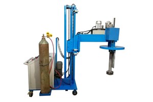 เครื่องไล่อากาศและฟลูซิงแบบหมุนเคลื่อนที่ได้เครื่องหลอมอลูมิเนียมหลอมไนโตรเจน - Product Image 4