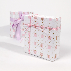 2025 nuevo producto lanzamiento moda Simple lindo 43*300CM papel de regalo rosa - Product Image 3