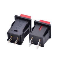 Interrupteur à bouton-poussoir miniature momentané 14*14mm carré 2 broches autobloquant DS430DS-429 1NC ON-(OFF) DS-430 OFF-(ON)