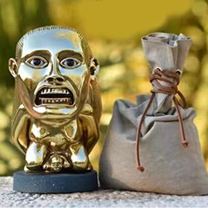 <span class=keywords><strong>Indiana</strong></span> <span class=keywords><strong>Jones</strong></span> ornamen dekorasi patung ikon kesuburan emas, cocok untuk dalam ruangan ruang tamu kamar tidur kantor - Product Image 4