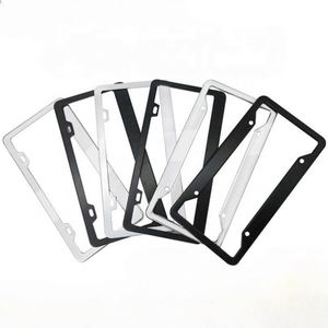 Custom Stainless Steel License Plate <b>Frames</b> - Car Accessories with Screw Caps - Durable Cover Design - Product Image 4