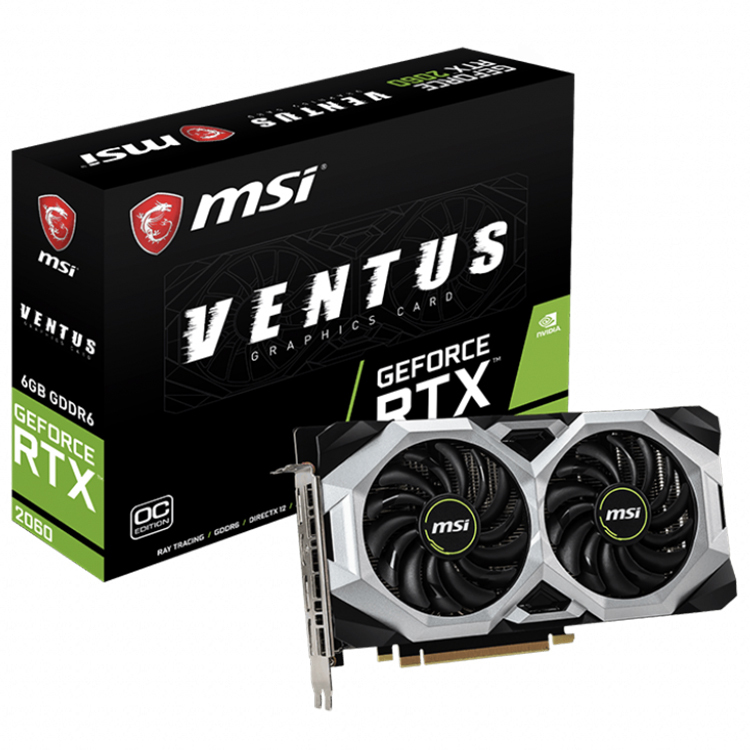 Готово к отправке, MSI NVIDIA RTX 2060 OC Gaming Z 6G видеокарта GDDR6 192 бит поддерживает разгон G-SYNC технологии