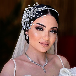 Diadema de lujo con diamantes de imitación para boda, accesorios para el cabello, corona, perla, nupcial - Product Image 1