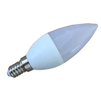 Ampoules LED SMD C37 5W Lumière du jour 4000K-5000K AC110V E14 E26 E27 Verre 50000 heures Lumières résidentielles type bougie Dimmables IRC80