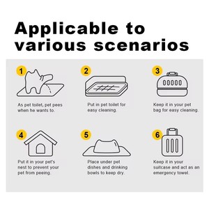 SY2025 Pet Training <strong>Pad</strong> Diaper <strong>Dog</strong> <strong>Pee</strong> <strong>Pad</strong> Thickened Bamboo Charcoal Back Glue Water Absorption Deodorization - Product Image 2