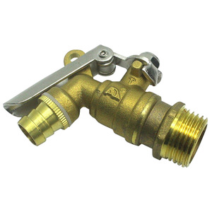 Brass Quick Opening Faucet 16bar <b>Threaded</b> Outdoor Garden Hose Connector Durable Single Handle Control - Product Image 1