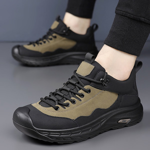 Zapatos de Senderismo para Hombre, de Lona y Malla, con Punta Redonda, Suela de Goma, Entresuela de EVA, Resistentes al Desgaste, para Todas las Estaciones, para Trekking al Aire Libre - Product Image 2