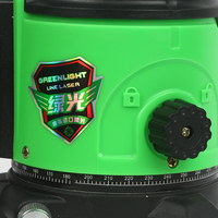 Niveau Lazer faisceau vert auto-nivelant 360 rotatif automatique niveau Laser 5 lignes alimentation extérieure batterie au Lithium Machine mesure