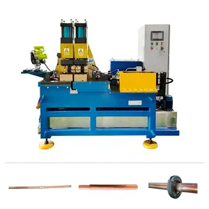 carbon steel solid bar manual pipe flash resistance join butt welding machine for copper tube