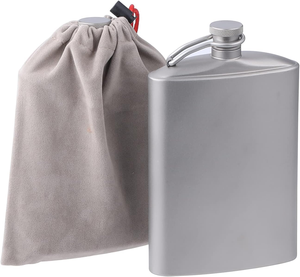 600ml kim loại thép không gỉ 304 Hip <span class=keywords><strong>Flask</strong></span> Bạc Hip <span class=keywords><strong>Flask</strong></span> cho pháp Beluga nước nặng Grand Teton - Product Image 3