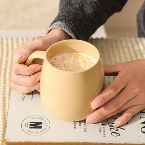 Tazza in Ceramica Opaca Stile Nordico Color Macaron, Minimalista e Arrotondata, per <span class=keywords><strong>Caffè</strong></span> e Tè, per Casa e Ufficio - Product Image 5