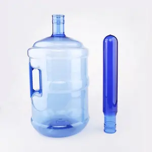 Preformulário de garrafa de plástico para pet 20 litros, garrafa plástica de 5 galões para pet