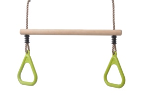 Accessoires d'ensemble de balançoire de barre de trapèze de gymnase d'enfants de prix usine avec 2 poignées de triangle - Product Image 6