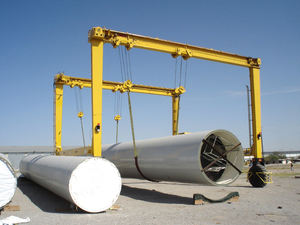 الشركات المصنعة الإطارات المطاطية 5-60 طن تصنيف قدرة التحميل 10 متر ماكس رفع ارتفاع والعتاد تحمل - Product Image 4