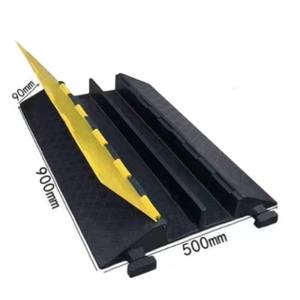 नई शैली पर्यावरण के अनुकूल सामग्री रखरखाव दो-तार स्लॉट रबर और प्लास्टिक केबल ट्रे गति बैम्प्स - Product Image 3