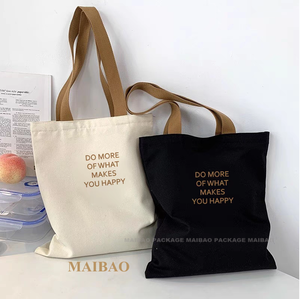 Bolso de lona de Calicó orgánico reutilizable de tela ecológica impresa de tamaño de logotipo personalizado bolsas de compras de algodón para comestibles - Product Image 4