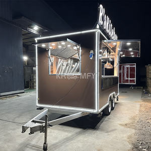 2025 Pizza Hot Dog Cart With Grill Truck Sweden Deep Fryer Mobile Kiosk Catering Trailer Food Trucks For <b>Sale</b> - Product Image 4