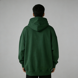 Sudaderas con Capucha para Hombre, 100% Algodón, Hombros Caídos, Estilo Holgado, Calidad de Lujo, Tejido Grueso de Felpa Francesa, Sudaderas Lisas para Hombre - Product Image 2