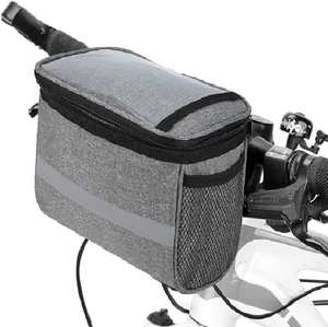 Échantillon gratuit Sac de guidon imperméable, tout usage, à porter à l'avant, pour scooters électriques et accessoires de vélo - Product Image 6