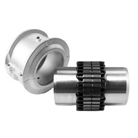 Accouplement à ressort serpentin JS en acier 45 à couple élevé pour moteurs de machines minières Focke T10 avec boîtier de protection