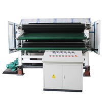 Machine à carder semi-automatique haute précision NHN 380V 7500W, capacité de production 40m/min, poids par mètre 400g/m
