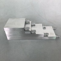 Bloc de refroidissement par eau de radiateur de refroidisseur de liquide en aluminium de l'électronique intelligente 60*160*12mm pour les ventilateurs et le refroidissement efficaces de CPU et de GPU