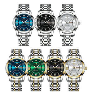 Reloj de Pulsera Poedagar 936 Dorado, Casual y Elegante para Hombre, de Lujo, de Acero Inoxidable, de Cuarzo, para Hombre, Reloj de Lujo - Product Image 1