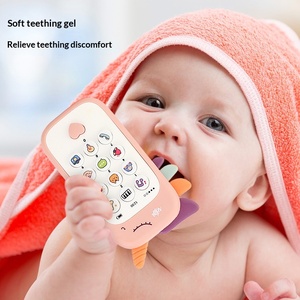 Téléphone musical pour bébé, <span class=keywords><strong>jouet</strong></span> éducatif précoce en plastique, avec écran, étanche, portée <1,5 km, pour 0-3 mois - Product Image 3
