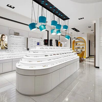 Cabinets intérieurs de tiroir de lunettes d'affichage de lunettes de soleil de magasin de détail optique