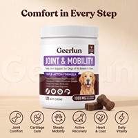 Complément alimentaire personnalisé OEM pour la mobilité articulaire des chiens, à croquer, triple action, saveur poulet, glucosamine, chondroïtine, MSM
