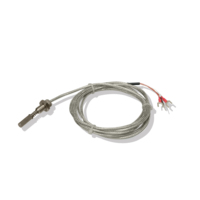 Sensor de Temperatura RTD de Platino Pt100 de Extremo Plano HUADONG