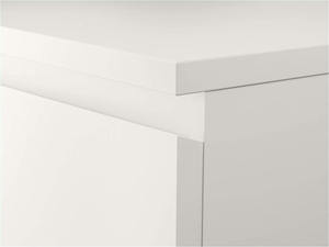 Kayu Solid <span class=keywords><strong>2</strong></span> Laci Laci Lemari Laci Putih untuk Ruang Tamu Kamar Tidur - Product Image 5