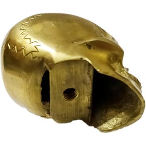 Mango de bastón con forma de calavera Vintage, empuñadura de Palma náutica con puntas de repuesto para peso de papel, uso como accesorio único para bastones - Product Image 5