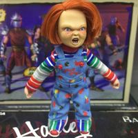Poupée articulée NECA Child's Play Chucky avec greffe de cheveux, modèle standard