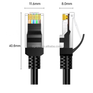 Câble réseau personnalisé 1m 1,5m 2m <span class=keywords><strong>3m</strong></span> UTP FTP <span class=keywords><strong>RJ</strong></span> <span class=keywords><strong>45</strong></span> Cat5e Cat6 Câble Ethernet LAN - Product Image 4