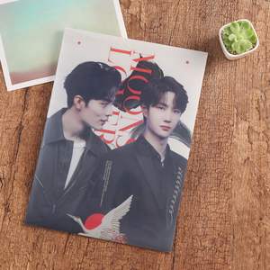 カスタムA5クリップOfficeドキュメントフォルダPPプラスチック製ブックマーク固定ファイルカバー付きファイリング用 - Product Image 4