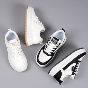 <span class=keywords><strong>Zapatillas</strong></span> Blancas Casuales para <span class=keywords><strong>Mujer</strong></span> 2026, Plataforma Gruesa, Aumentan la Altura, Suaves y Cómodas, Diseño Exclusivo, Combinan con Todo - Product Image 3