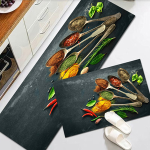 Keset lantai dapur menyerap air dan keset dapur kualitas tinggi antiselip harga rendah keset dapur berpola kustom gaya Modern - Product Image 5