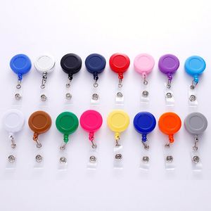 X57 Hot-selling Colored Ordinary Belt <b>Clip</b> ABS Retractable Key Holder <b>Badge</b> Reel ID Card <b>Clip</b> - Product Image 3