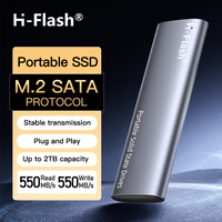 H-flash Disque dur externe SSD 1 To 960 Go 512 Go 256 Go 128 Go Disque SSD portable M.2 SATA PSSD pour ordinateurs portables PC
